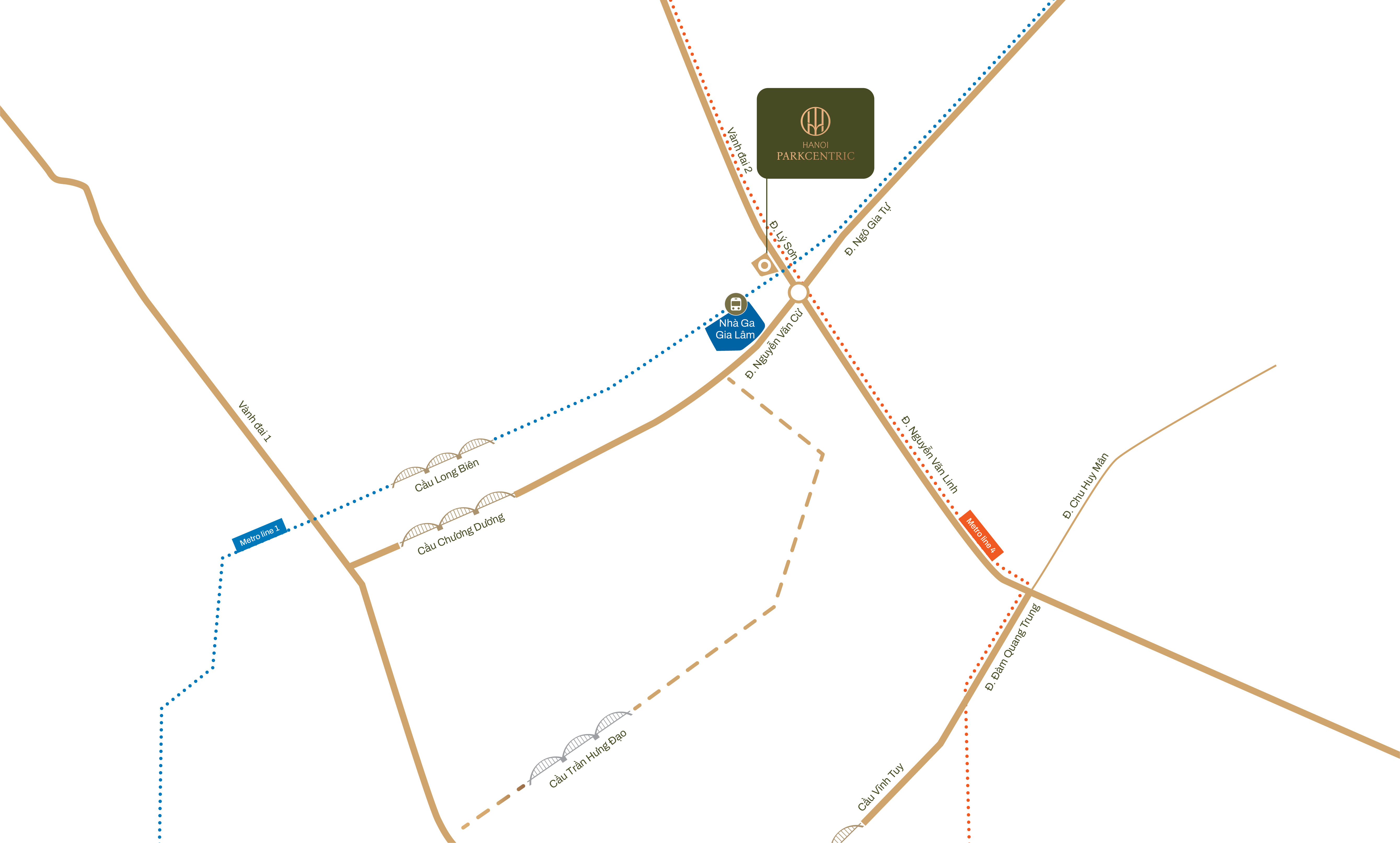 Bản đồ vị trí Hanoi ParkCentric